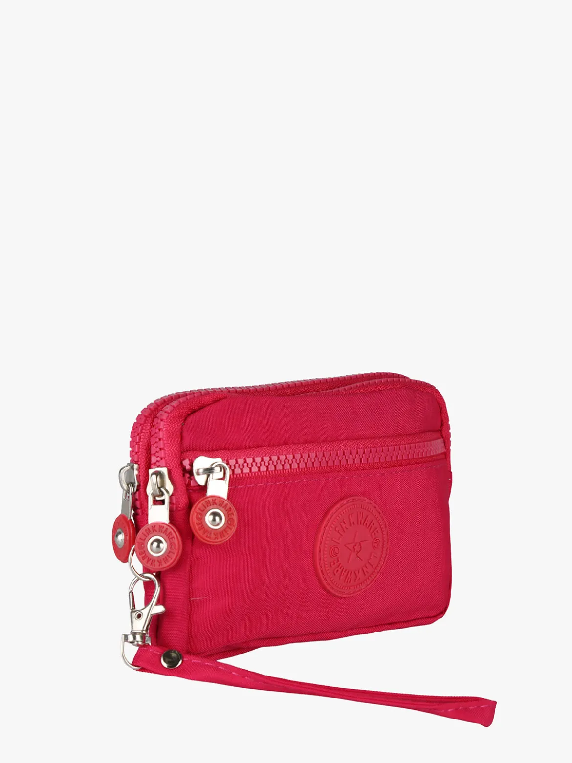Solada Pochette donna in nylon con polsiera - fucsia