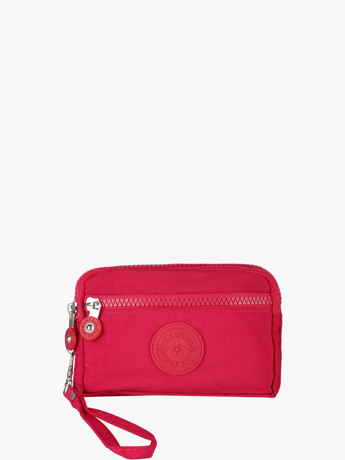 Solada Pochette donna in nylon con polsiera - fucsia