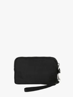 Solada Pochette donna in nylon con polsiera - nero