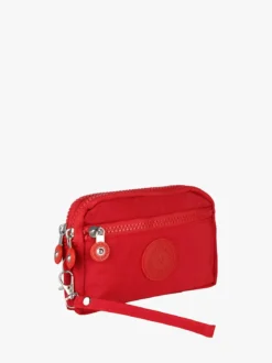 Solada Pochette donna in nylon con polsiera - rosso