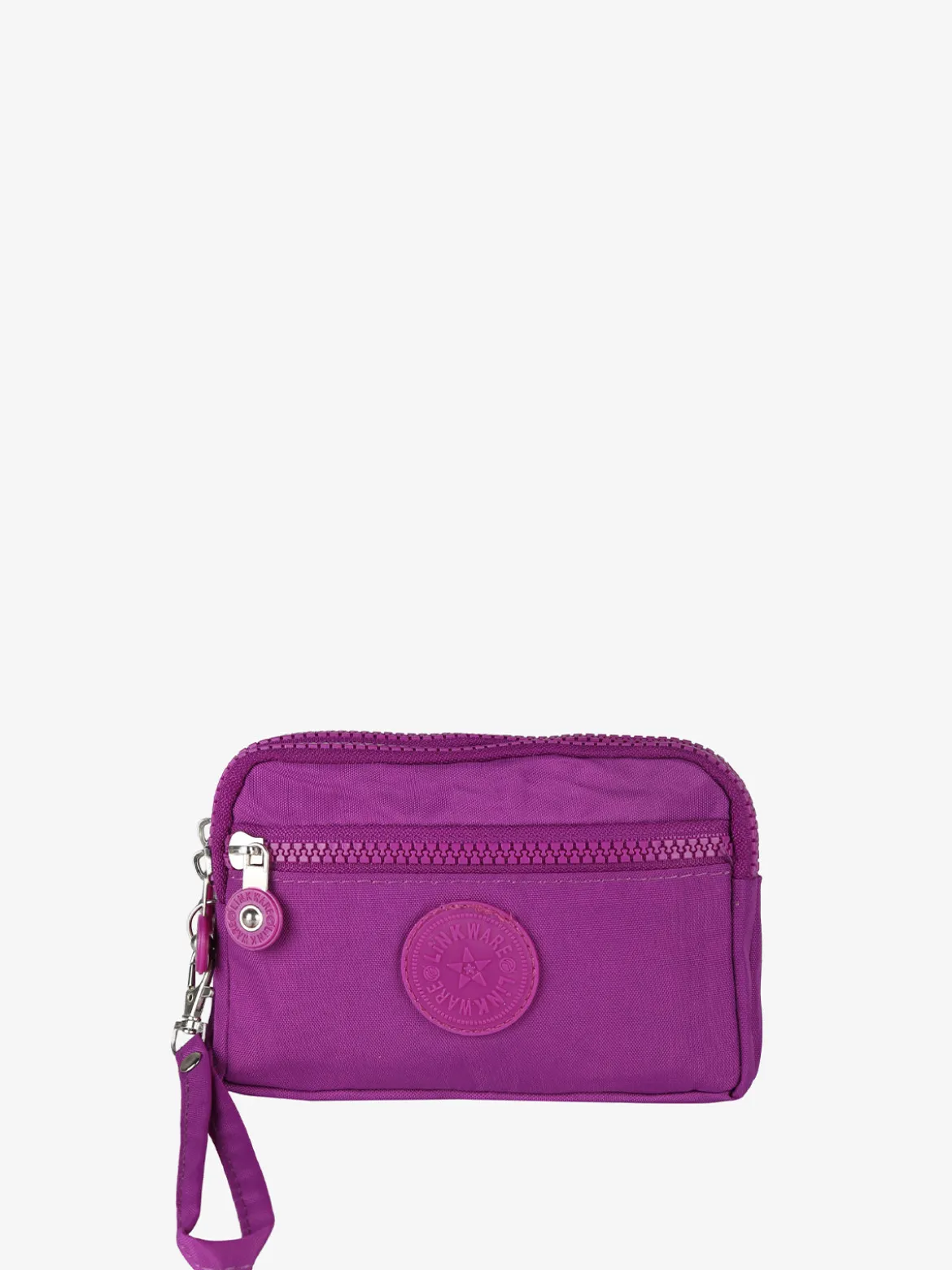 Solada Pochette donna in nylon con polsiera - viola