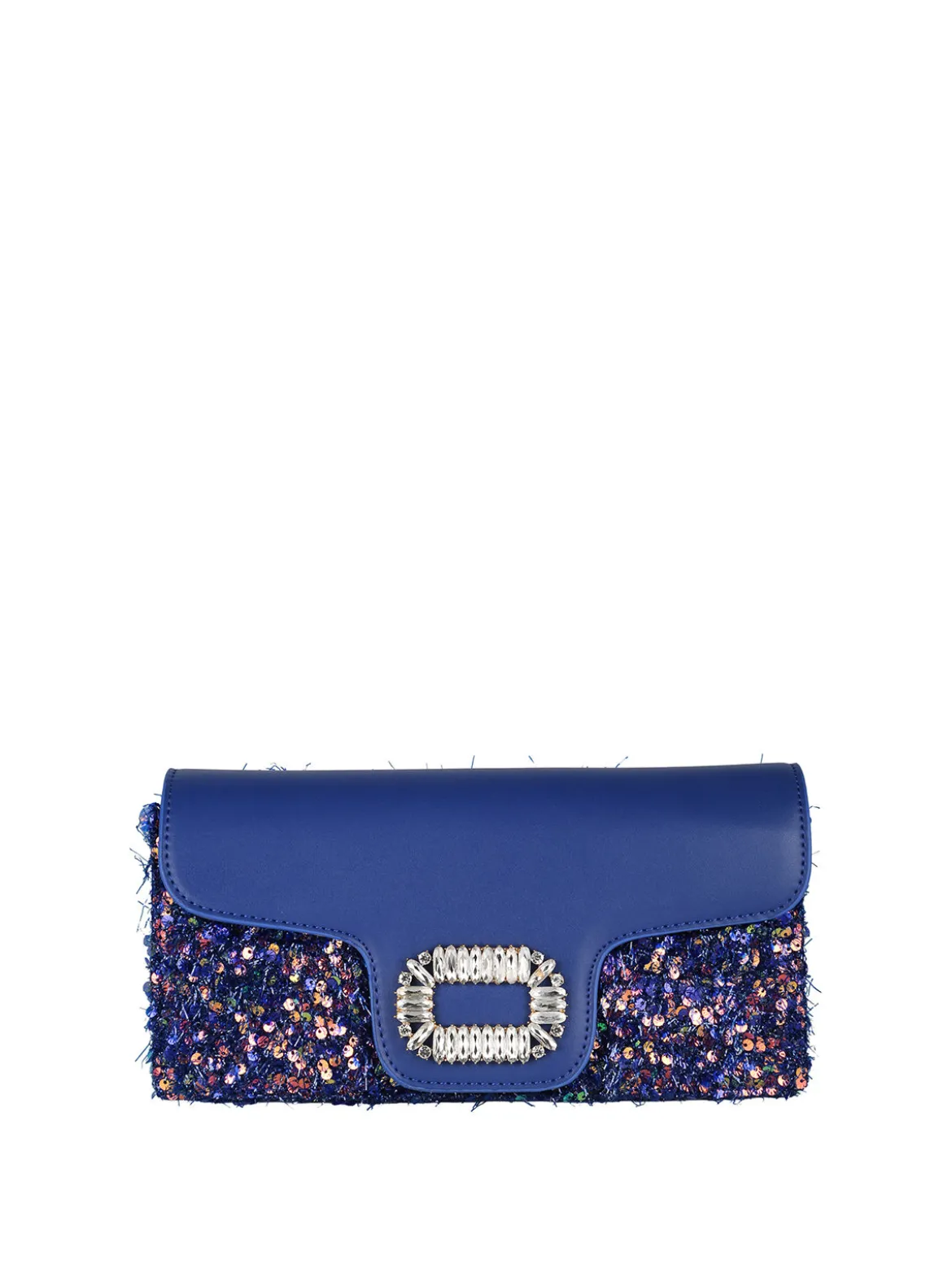 Solada Pochette gioiello da donna con paillettes - blu