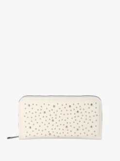 Solada Portafoglio da donna con borchie - beige