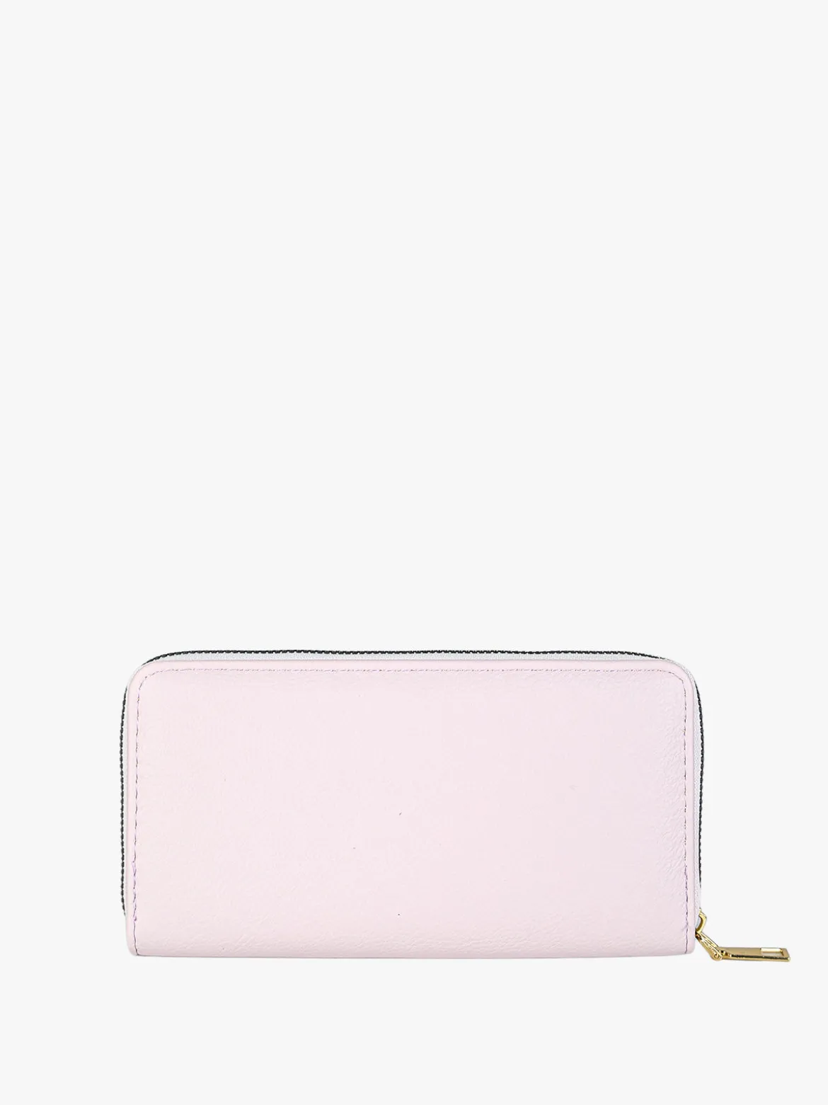 Solada Portafoglio donna con stampa monogramma e zip - rosa