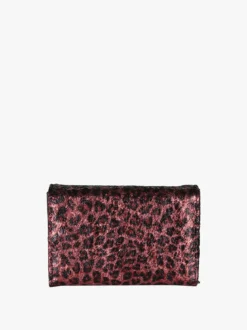 Solada Portafoglio donna crespo animalier