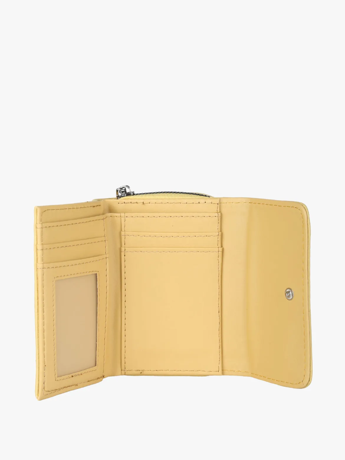 Solada Portafoglio mini da donna con borchie - giallo