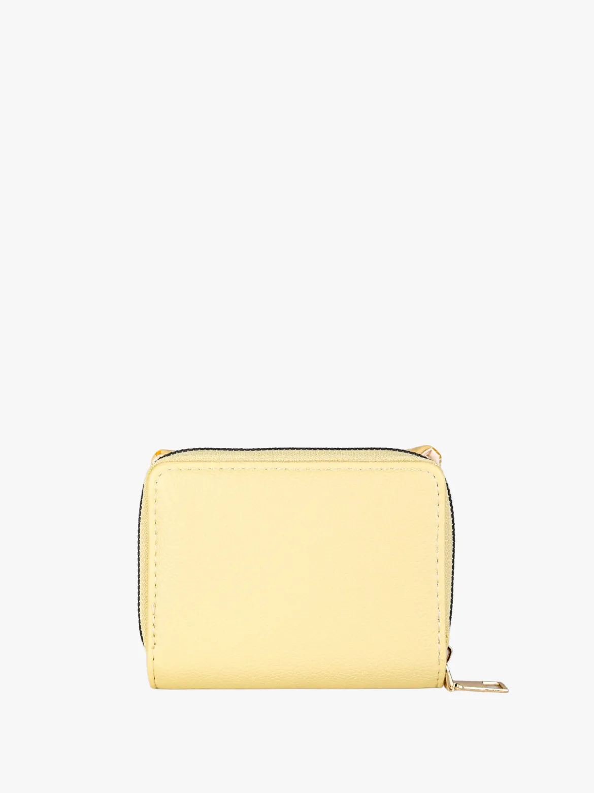 Solada Portafoglio mini da donna con stampa monogramma - giallo