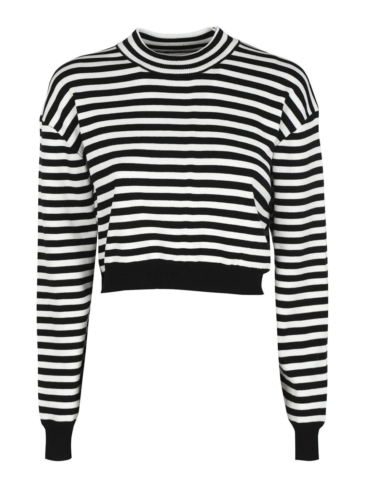 Solada Pullover cropped da donna a righe