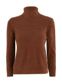 Solada Pullover dolcevita peloso da donna