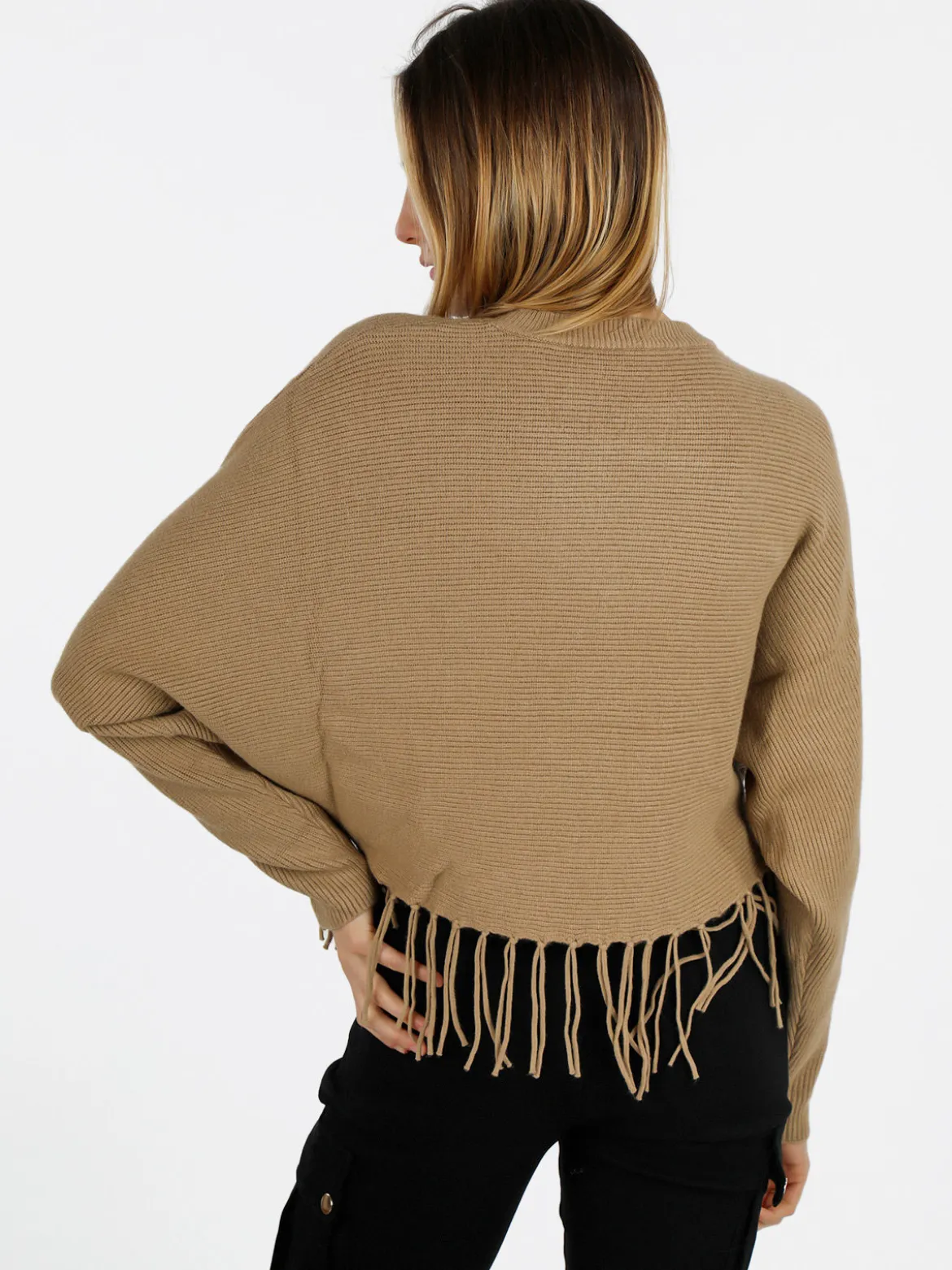 Solada Pullover donna con frange