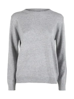 Solada Pullover donna girocollo in maglia - grigio