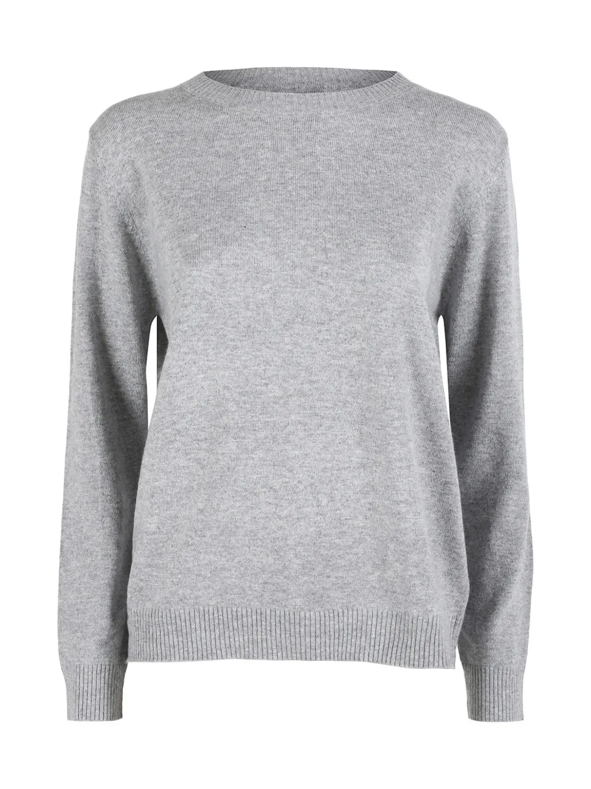 Solada Pullover donna girocollo in maglia - grigio