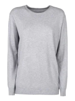 Solada Pullover donna girocollo in maglia tinta unita