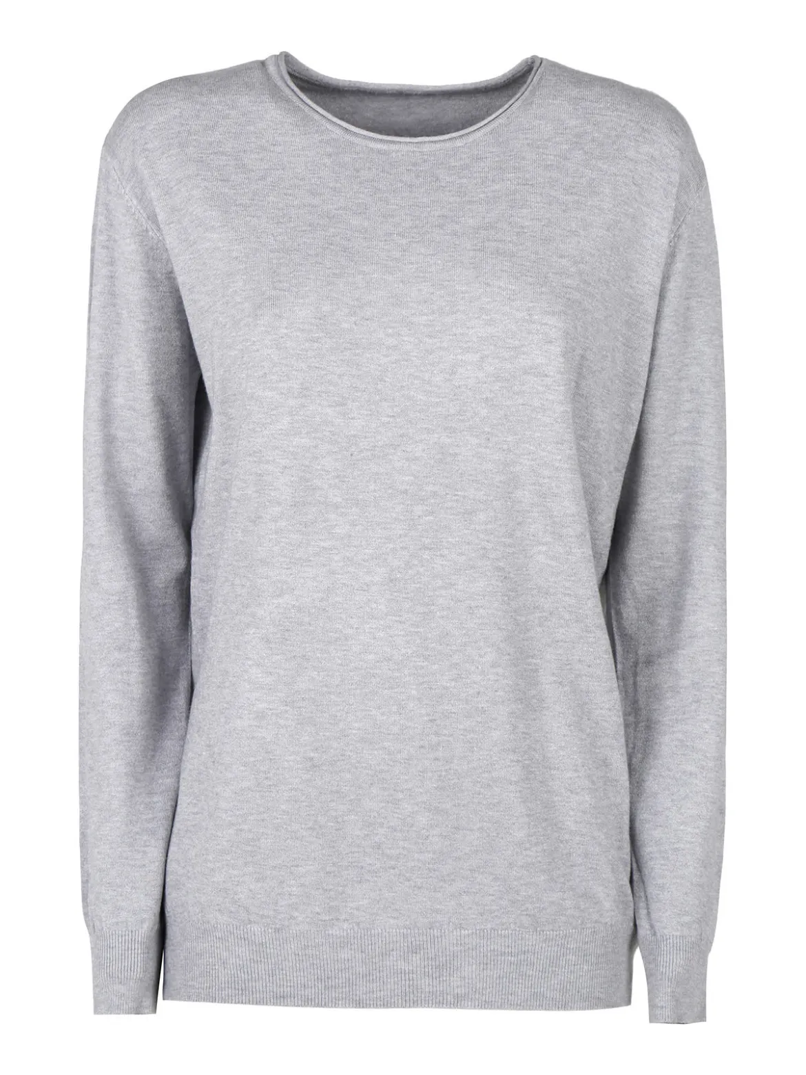 Solada Pullover donna girocollo in maglia tinta unita