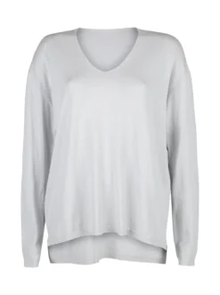 Solada Pullover donna oversize in maglia scollo V