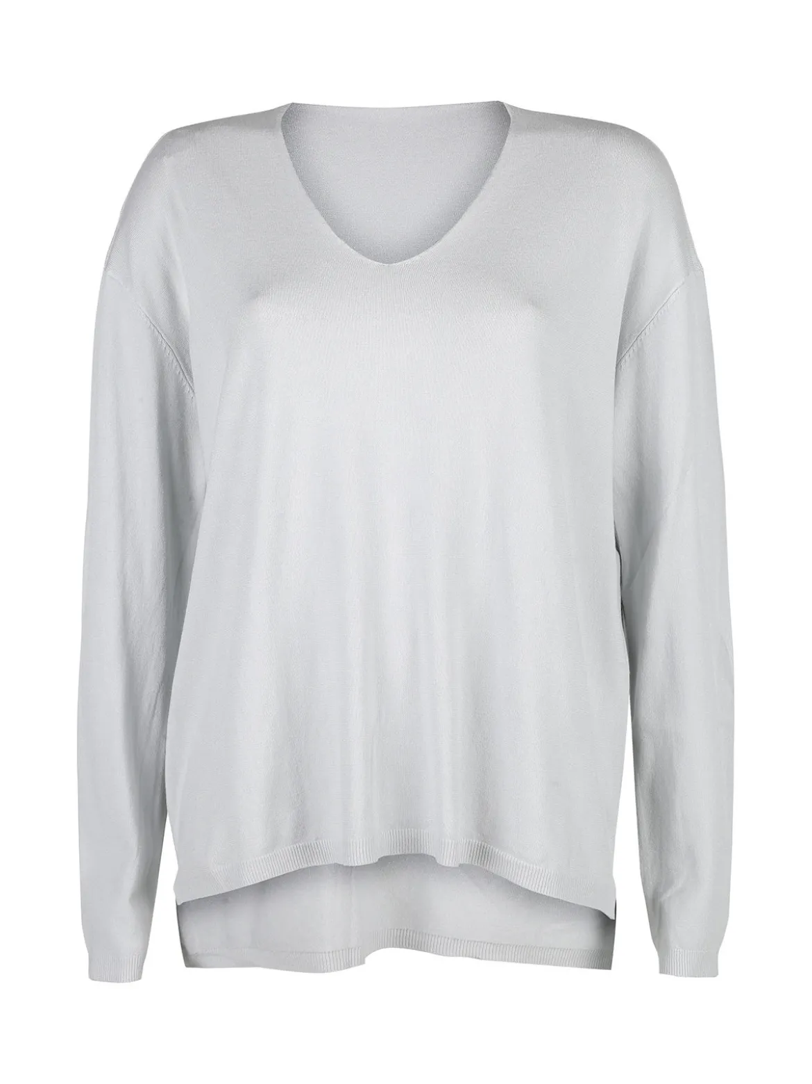 Solada Pullover donna oversize in maglia scollo V