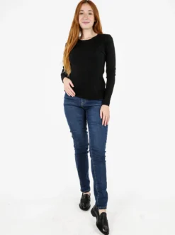 Solada Pullover girocollo da donna - nero