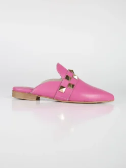 Solada Sabot in pelle donna con borchie
