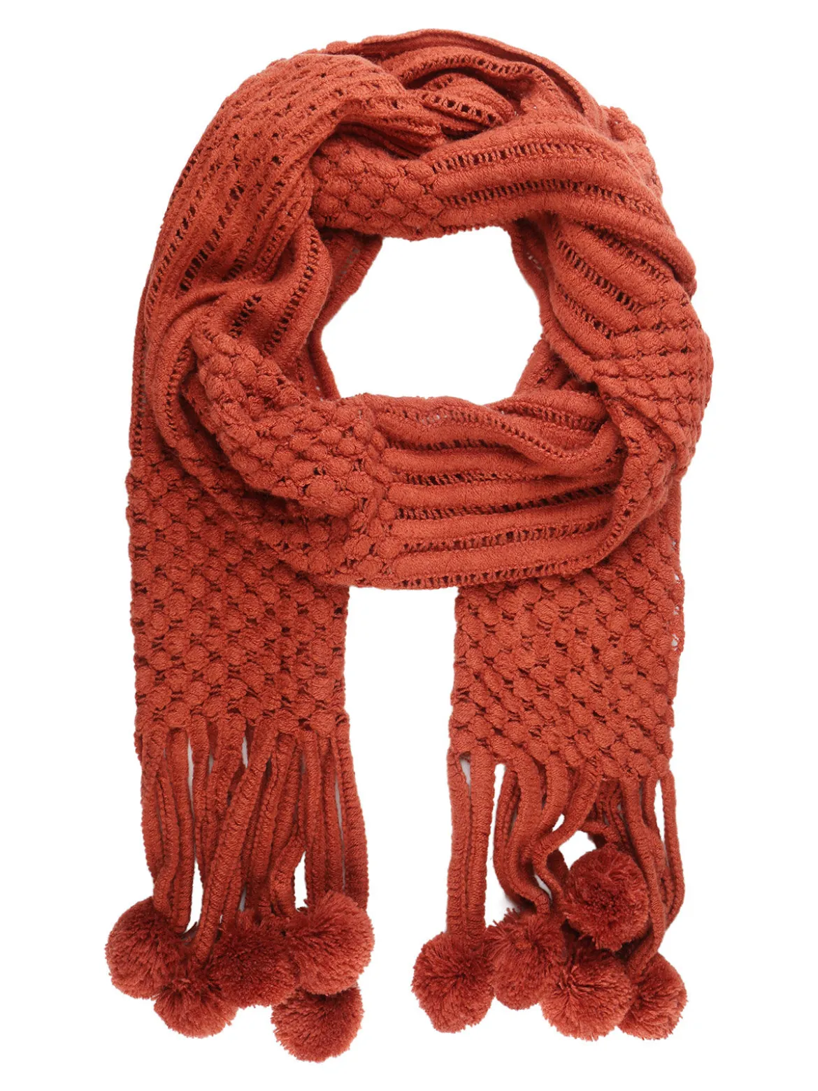 Solada Sciarpa donna con pom pon