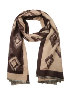 Solada Sciarpa donna con stampe - moro