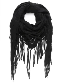 Solada Sciarpa donna in misto lana con frange