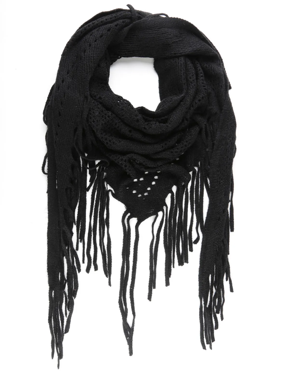 Solada Sciarpa donna in misto lana con frange