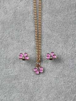 Solada Set bimba collana e orecchini fiore