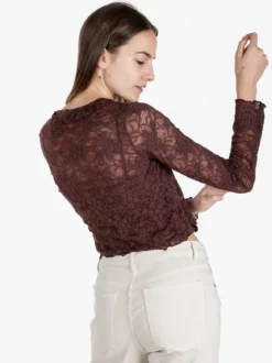 Solada Set donna 2 pezzi con top e cardigan in pizzo