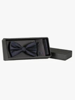 Solada Set 3 pezzi uomo con papillon gemelli e fazzoletto