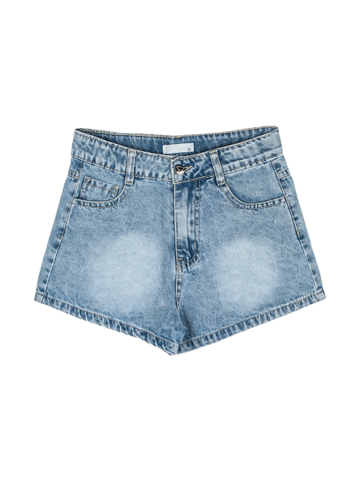 Solada Shorts da bambina in jeans a vita alta