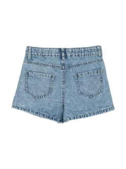 Solada Shorts da bambina in jeans a vita alta