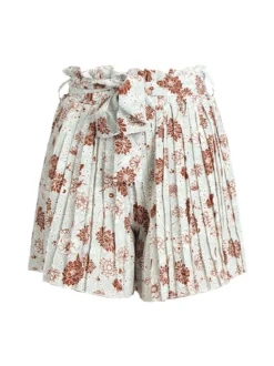 Solada Shorts donna a fiori con cintura