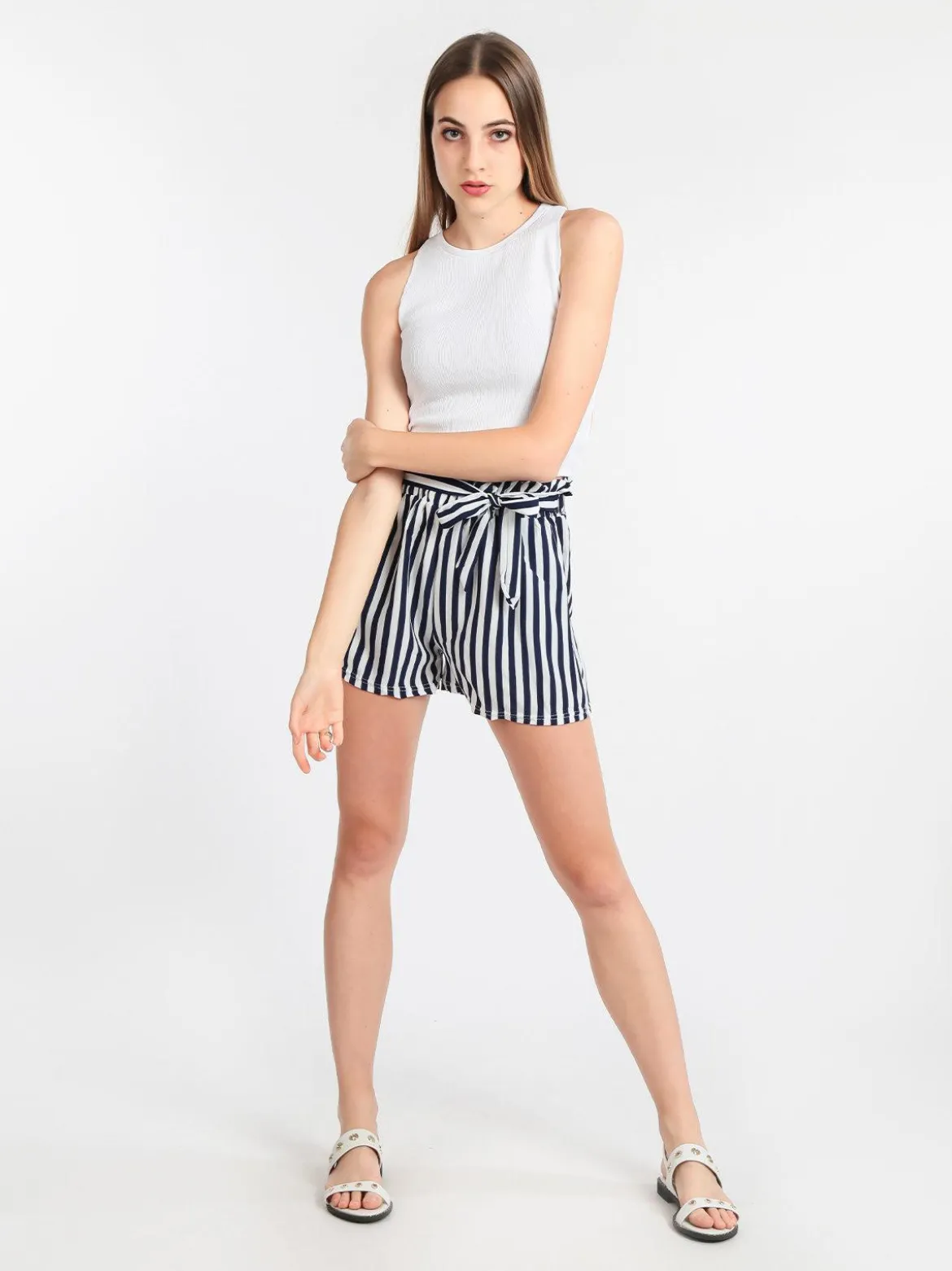 Solada Shorts donna a righe verticali