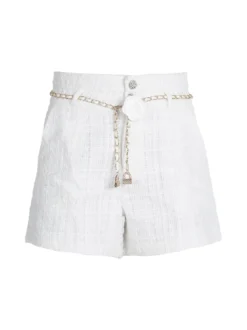 Solada Shorts donna a vita alta con lurex