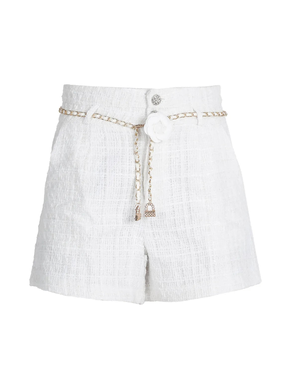 Solada Shorts donna a vita alta con lurex