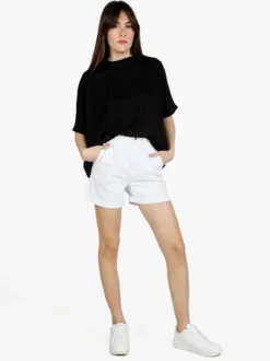 Solada Shorts donna a vita alta in cotone