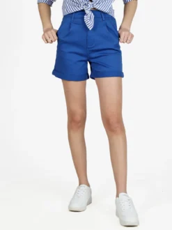 Solada Shorts donna a vita alta in cotone