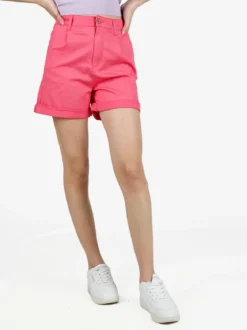 Solada Shorts donna a vita alta in cotone