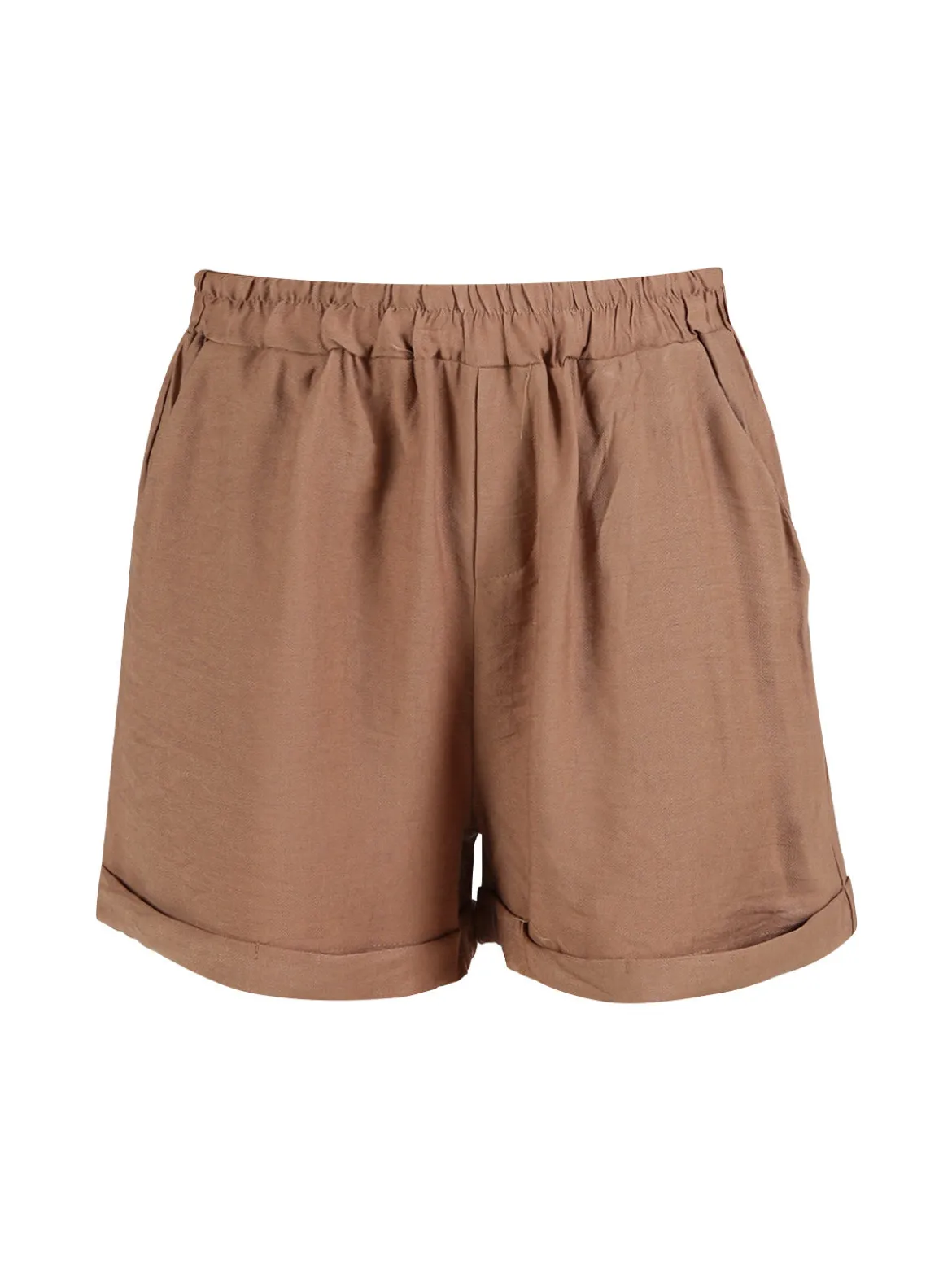Solada Shorts donna con risvolto