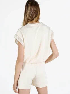 Solada Shorts donna con strass - beige