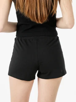 Solada Shorts donna in cotone con coulisse - nero