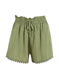 Solada Shorts donna in cotone con ricami sul finale