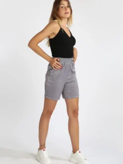 Solada Shorts morbidi donna effetto raso