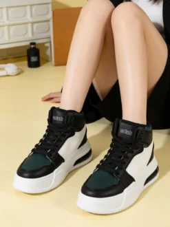 Solada Sneakers alte da donna con suola alta