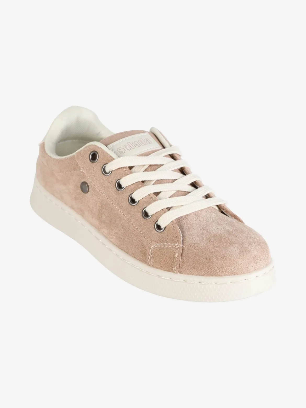 Solada Sneakers donna basse in tessuto scamosciato