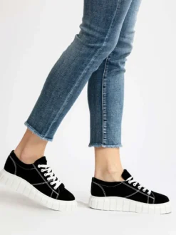Solada Sneakers donna bicolor con platform
