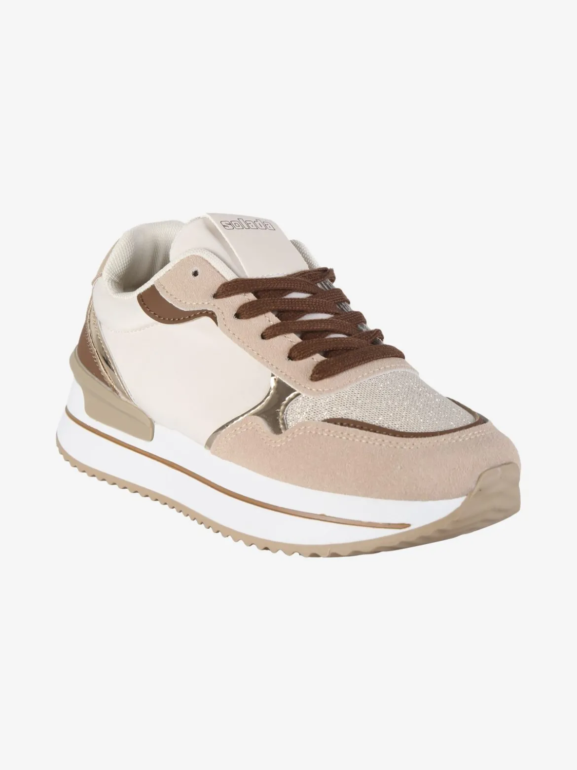 Solada Sneakers donna con suola alta