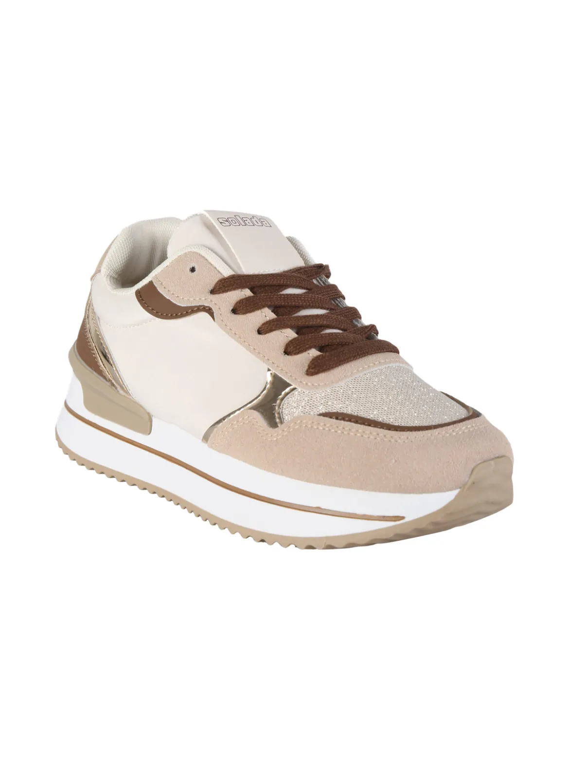 Solada Sneakers donna con suola alta