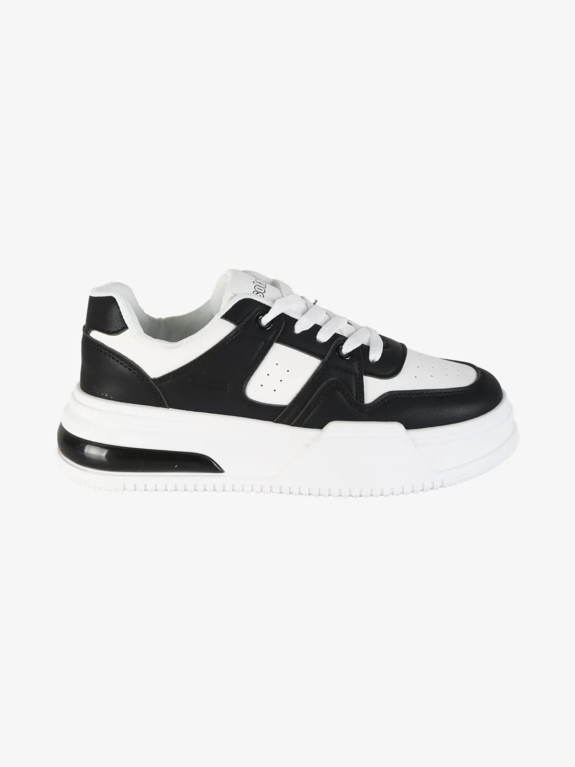 Solada Sneakers donna stringate con suola alta