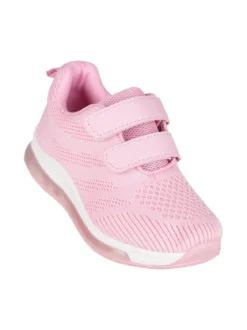 Solada Sneakers in tessuto da bambina con strappi e luci